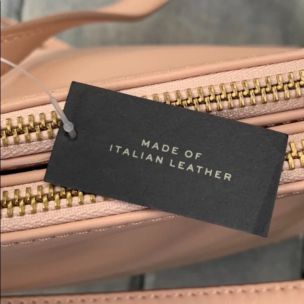 Banana Republic Leather Shoulder Bag in Neutral NWTs